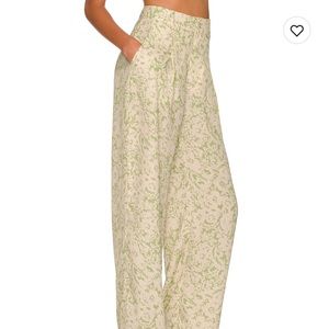 Resa high wasted light trouser pant